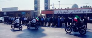 تجدید میثاق مسئولان بندرخمیر با شهدا و دیدار با امام جمعه شهرستان