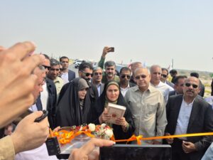 افتتاح پل بزرگ شهید مؤیدی به نمایندگی از ۸ پل آسیب‌دیده استان
